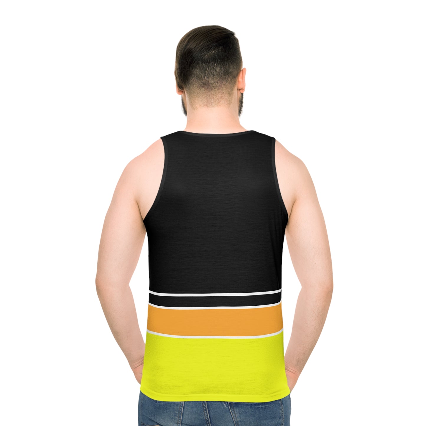 Ye Fleet Striped Unisex Tank Top (AOP)