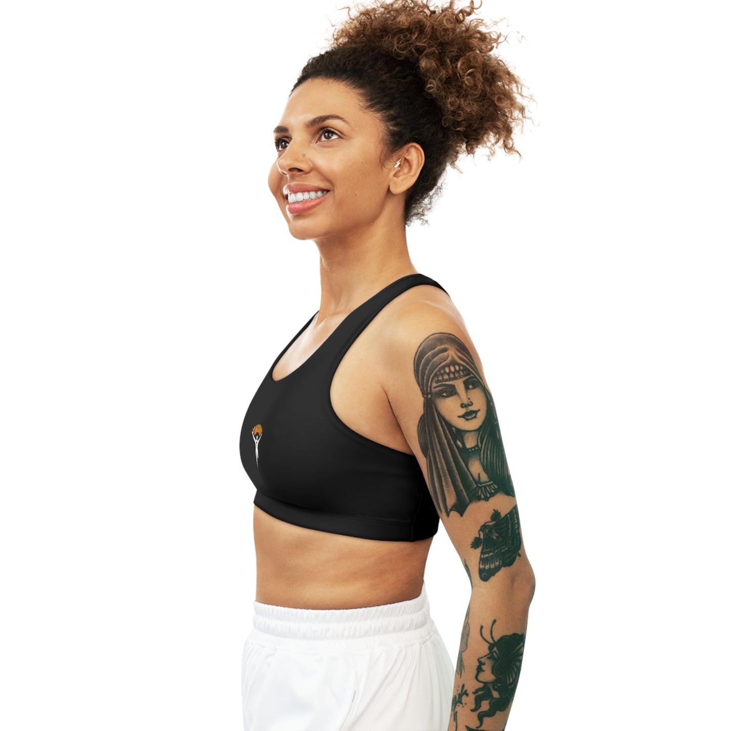 Ye Fleet Black Sports Bra