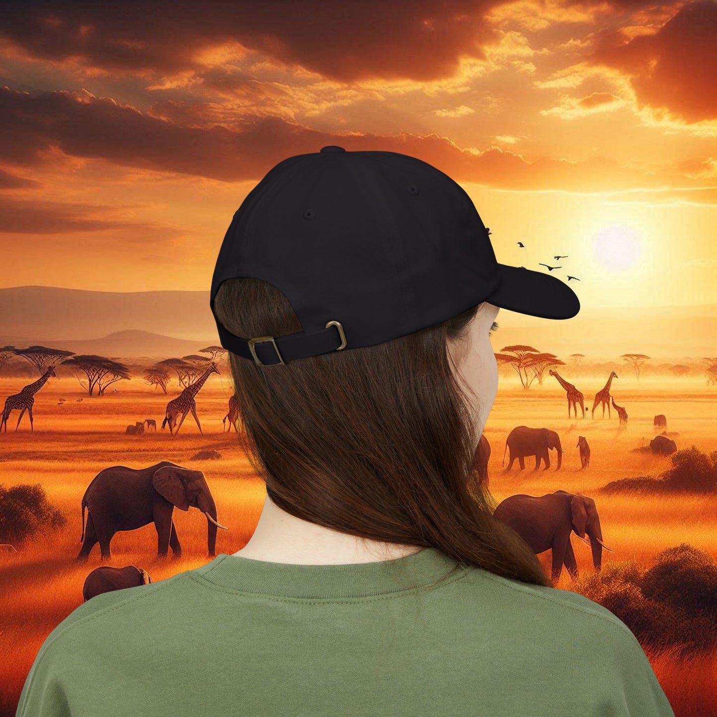 Ye Fleet White Logo on Black Hat Classic Dad Cap