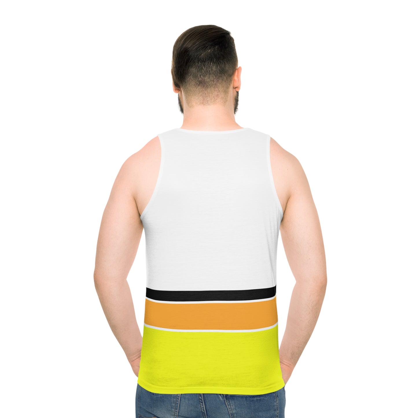 Ye Fleet Unisex Tank Top with Horizontal stripes