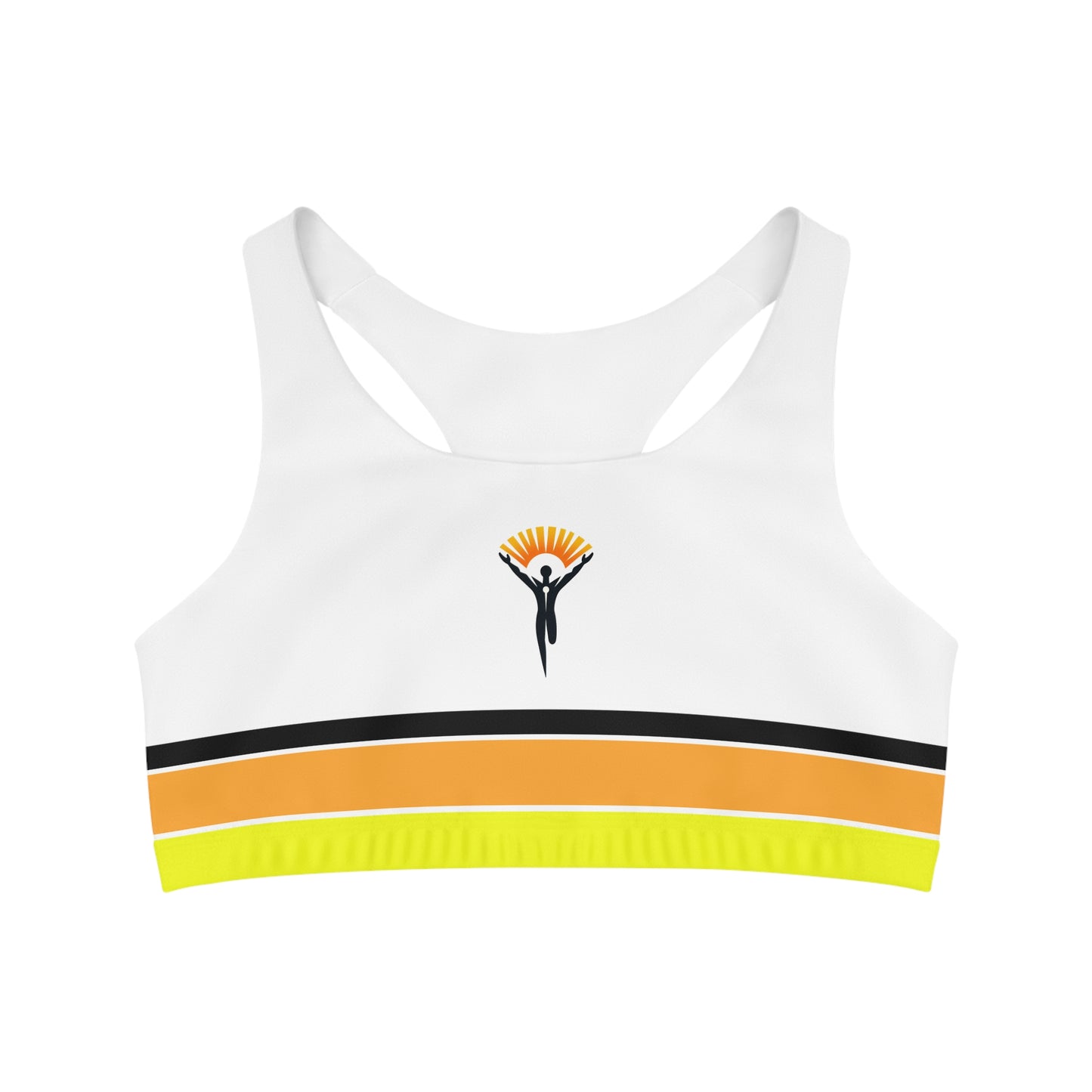 Ye Fleet Horizontal Strip Sports Bra