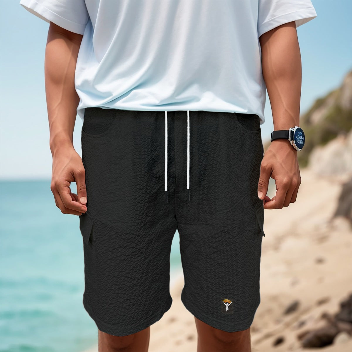 Ye Fleet All-Over Print Men's Cargo Shorts